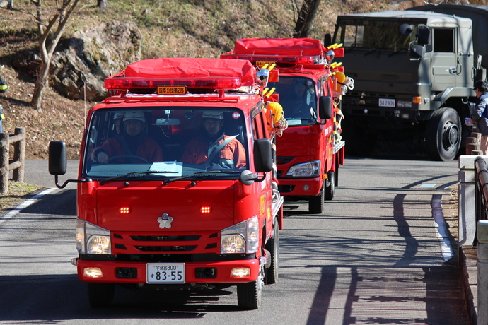 小型動力ポンプ積載車