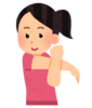 運動する人