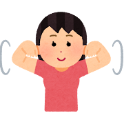 筋トレする女性