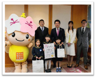 さかえ認定こども園認定証交付の様子