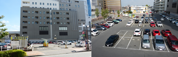 写真：駅西中央駐車場