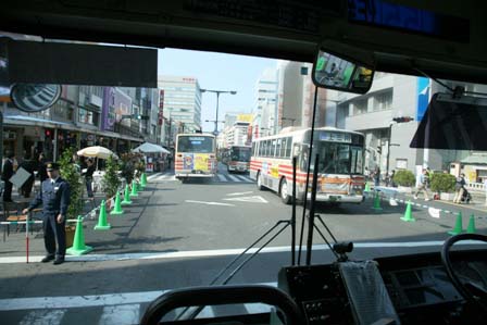 路線バスの中から