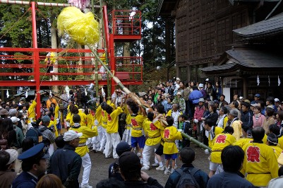 写真：梵天祭り