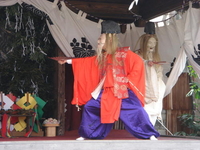 写真：八坂神社太々神楽