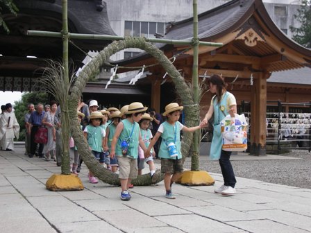 大祓式（茅の輪くぐり）