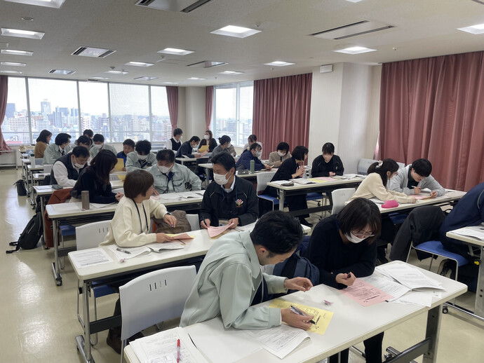 画像 ペアワークの様子