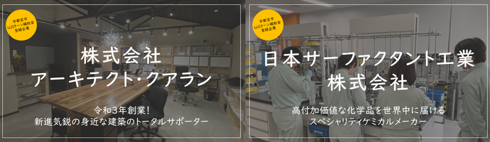 株式会社アーキテクト・クアラン、日本サーファクタント工業株式会社