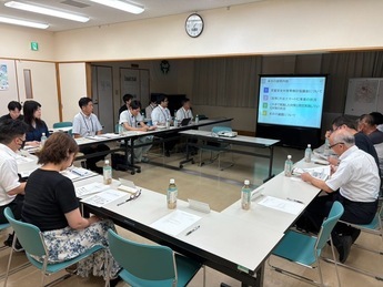 宝木小学校での開催中の様子です
