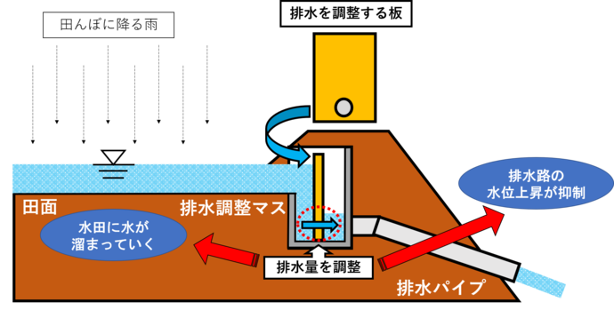 排水調整マスの仕組み