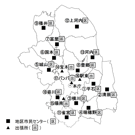 導入施設位置図