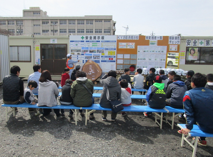 子どもの会社見学会の様子