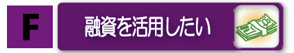 融資を活用したい