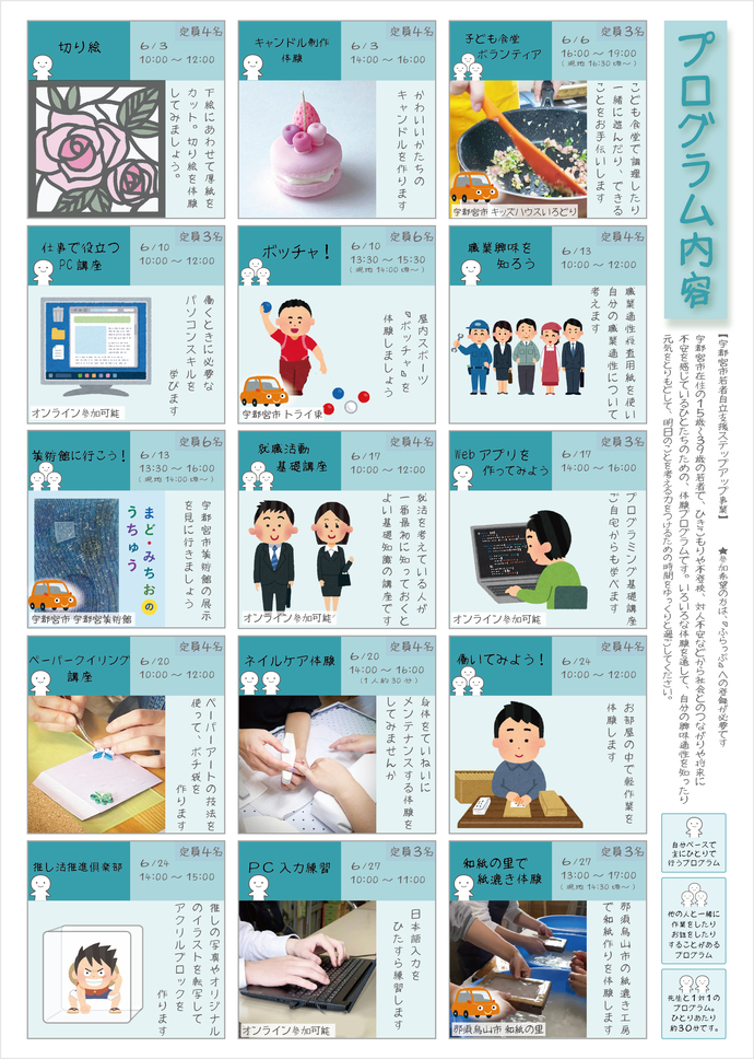 6月プログラム内容