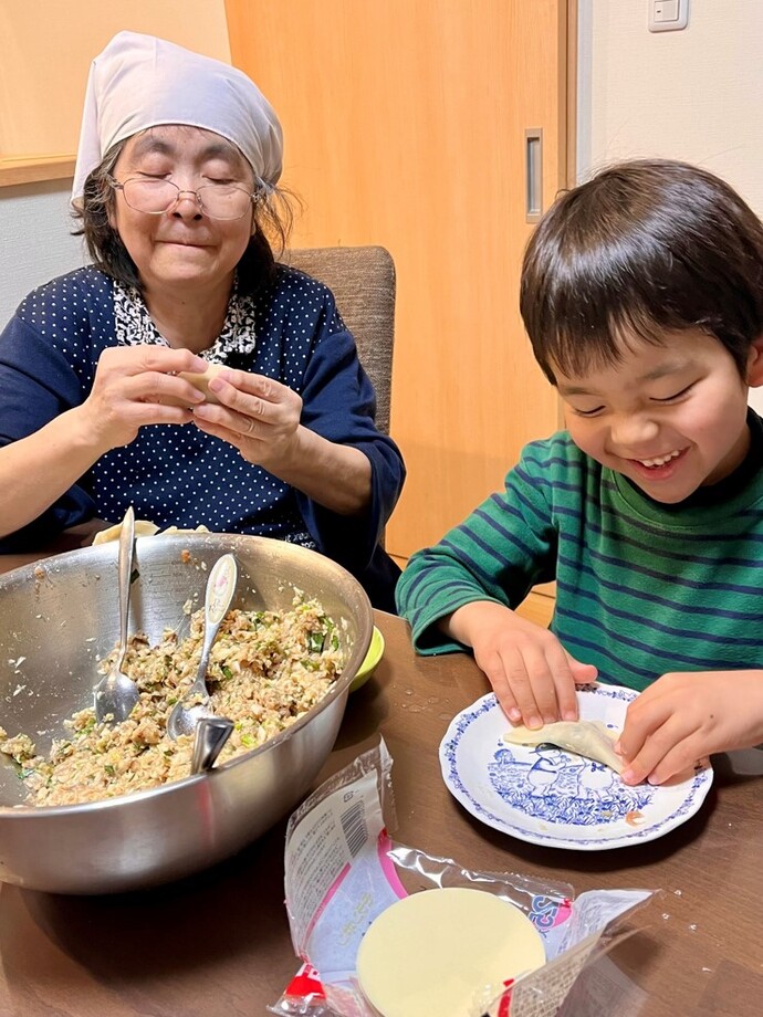 「愛情いっぱい包んでね」　奥山　慎之介さん