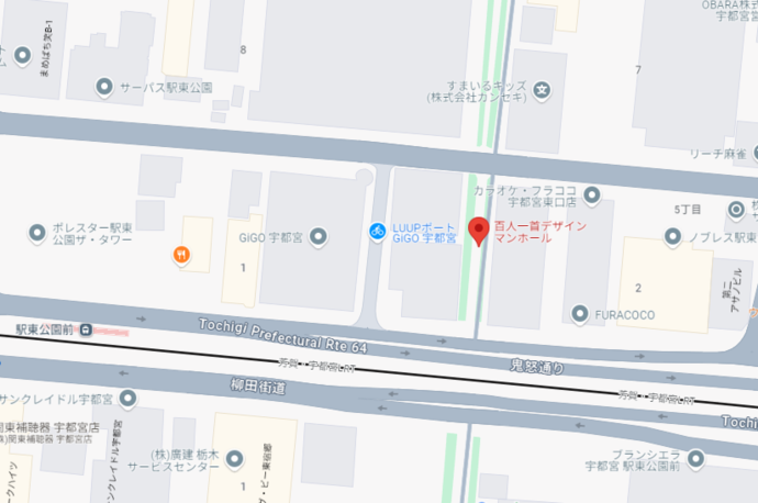ライトライン駅東公園前電停付近