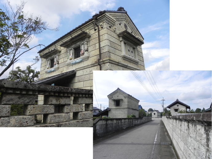 東横田町の大谷石のまちなみ（東横田町）