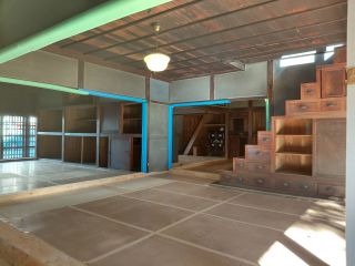 足場の設置と内部養生3