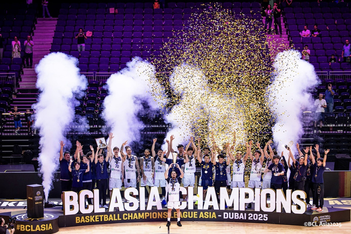 バスケットボールチャンピオンズリーグ（BCL） Asia2025 優勝画像