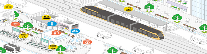 モビリティハブ　ピクトグラム