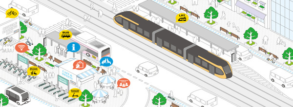 モビリティハブ　ピクトグラム