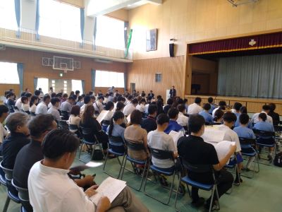 一旭会設立総会の様子