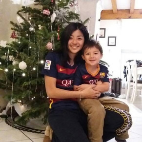 子どもと映る写真