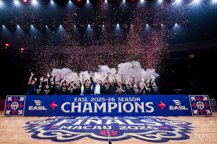 バスケットボールチャンピオンズリーグ（BCL） Asia2025 優勝画像